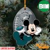 Philadelphia Eagles Mickey Custom Shaped Ornament