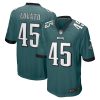Philadelphia Eagles Rick Lovato Nike Midnight Green NFL Game Jersey