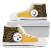 Pittsburgh Steelers High Top Shoes