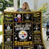 Pittsburgh Steelers Love So Much Quilt Blanket V2