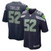 Seattle Seahawks Darrell Taylor Nike College Navy NFL Game Jersey
