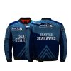 Seattle Seahawks Navy Blue Bomber Jacket
