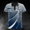 Seattle Seahawks Navy Grey Polo Shirt