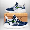 Seattle Seahawks Navy White Reze Sneakers V2