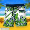 Seattle Seahawks Tropical Flower Men Beach Shorts