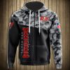 Tampa Bay Buccaneers Black Camo Zip Up Hoodie