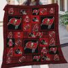 Tampa Bay Buccaneers Red Black Quilt Blanket