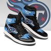 Tennessee Titans Black Blue Air Jordan 1 High Sneakers