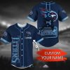 Tennessee Titans Custom Name Deadpool Baseball Jersey