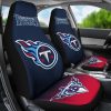 Tennessee Titans Navy Blue Red Car Seat Covers