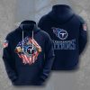 Tennessee Titans Tearing Open Logo Pullover Hoodie