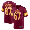 Washington Commanders Aaron Monteiro Nike Burgundy NFL Game Jersey