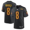 Washington Commanders Brian Robinson Nike Black Alternate NFL Game Jersey