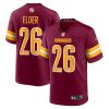 Washington Commanders Corn Elder Nike Burgundy NFL Game Jersey