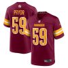 Washington Commanders Joshua Pryor Nike Burgundy NFL Game Jersey