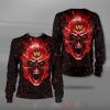 Washington Commanders Red Skull Fire Unisex Sweatshirt