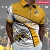 Hamilton Tiger-Cats Custom Name New Style Zipper Polo Shirt