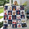 Atlanta Braves Christmas Quilt Blanket