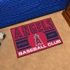 Los Angeles Angels Full Team Logo Rubber Doormat