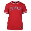 Los Angeles Angels Red T-Shirt V2