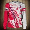Los Angeles Angels Red White Sweatshirt
