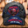 Los Angeles Angels Skull Damn Right Custom Name Classic Cap