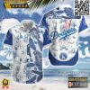 Los Angeles Dodgers Apparel Monochrome Pattern Vacation Hawaiian Shirt