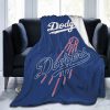 Los Angeles Dodgers Blue Fleece Blanket