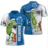 Los Angeles Dodgers The Grinch Ugly Christmas Polo Shirt