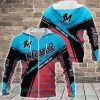 Miami Marlins Style Zip Up Hoodie