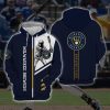Milwaukee Brewers Brewer Fever Navy Pullover Hoodie