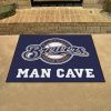 Milwaukee Brewers Man Cave Rubber Doormat
