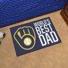 Milwaukee Brewers World’s Best Dad Rubber Doormat