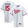 Minnesota Twins Emilio Pagán Nike White Home MLB Replica Jersey