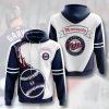 Minnesota Twins Fire Ball Navy White Pullover Hoodie