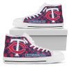Minnesota Twins Puzzle Logo High Top Shoes