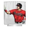 Atlanta Braves Austin Riley Shower Curtain