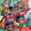 Atlanta Braves Custom Name Retro Style Hawaiian Shirt