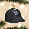Colorado Rockies Cap Custom Shaped Ornament
