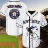 Houston Astros Snoopy Baseball Jersey
