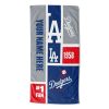 Los Angeles Dodgers Colorblock Beach Towel