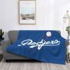 Los Angeles Dodgers Fleece Blanket V4