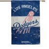 Los Angeles Dodgers Vintage Linen House Flag