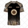 Seattle Mariners Custom Name Number Hunting Camouflage T-Shirt
