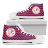 New York Yankees Chevron Broncos High Top Shoes