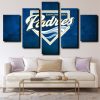 San Diego Padres Sky Blue 5 Panel Canvas