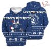 San Diego Padres Snoopy Ugly Christmas Pullover Hoodie