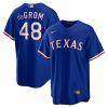 Texas Rangers Jacob deGrom Nike Royal Away MLB Replica Jersey