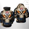 Texas Rangers Skull Pullover Hoodie
