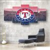 Texas Rangers Stadium 5 Panel Canvas